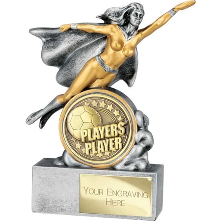 Hero Female Players Player Award Antique Silver 140mm