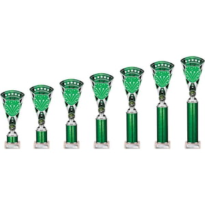 Cobra Star Multisport Tube Trophy Silver & Green