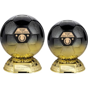 Elite Heavyweight Top Goal Scorer Award Carbon Black to Gold