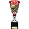 Cobra Star Cup Football Boot & Ball Silver & Red