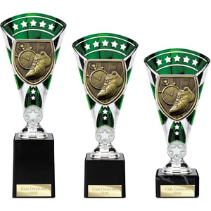 Cobra Star Cup Running Silver & Green