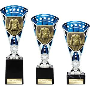 Cobra Star Cup Martial Arts Gee Silver & Blue