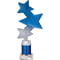 Trinity Star Multisport Tube Trophy Blue & Silver