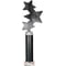 Trinity Star Multisport Tube Trophy Black & Silver