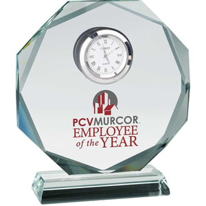 Recognition Clock Jade Award 135mm