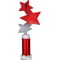 Trinity Star Multisport Tube Trophy Red & Silver