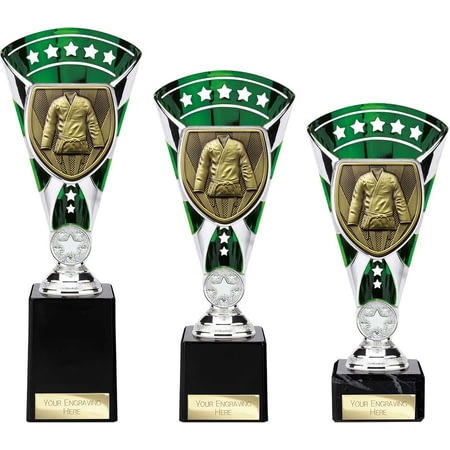 Cobra Star Cup Martial Arts Gee Silver & Green