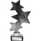 Trinity Star Multisport Plastic Trophy Black & Silver