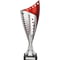 Nebula Trophy Silver & Red