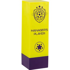 Prodigy Tower Managers Player Award Yellow & Purple 160mm