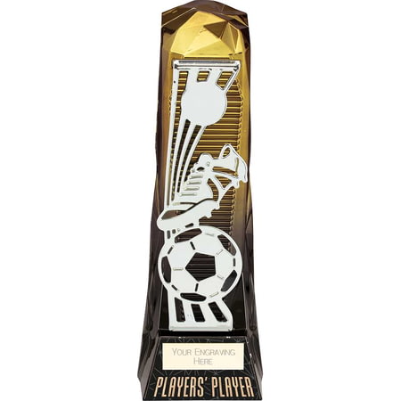 Shard Football Players Player Award Gold to Black 230mm