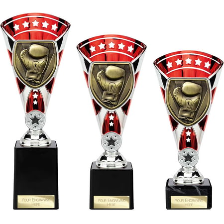 Cobra Star Cup Boxing Silver & Red