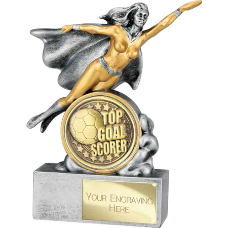 Hero Female Top Scorer Award Antique Silver 140mm