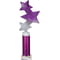 Trinity Star Multisport Tube Trophy Purple & Silver