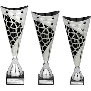 Vivid Trophy Silver & Black