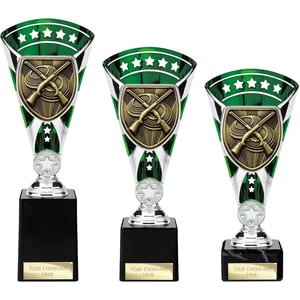 Cobra Star Cup Clay Pigeon Shooting Silver & Green