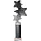 Trinity Star Multisport Tube Trophy Black & Silver