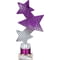 Trinity Star Multisport Tube Trophy Purple & Silver