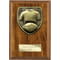 Cobra Plaque Football Shirt & Ball Award Walnut