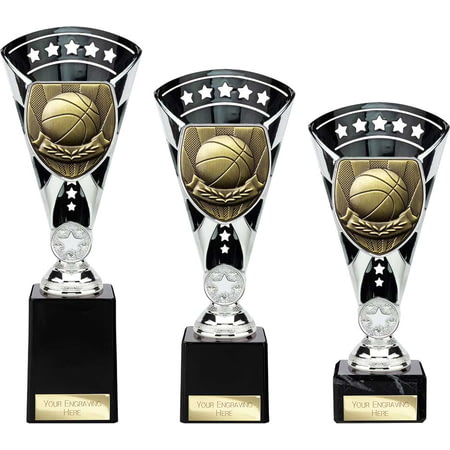 Cobra Star Cup Basketball Silver & Black