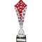 Galaxy Laser Trophy Silver & Red