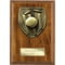 Cobra Plaque Cricket Award Walnut