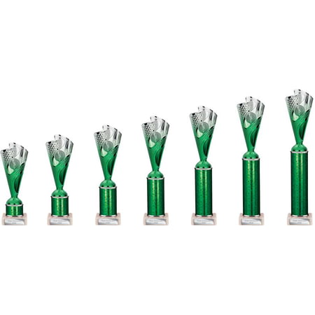 Rodeo Multisport Tube Trophy Silver & Green