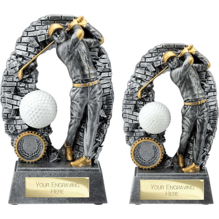 Blast Out Golf Male Resin Award Antique