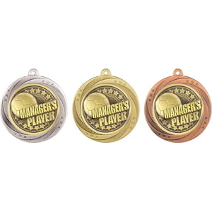 Superstar Managers Player Medal Gold 60mm