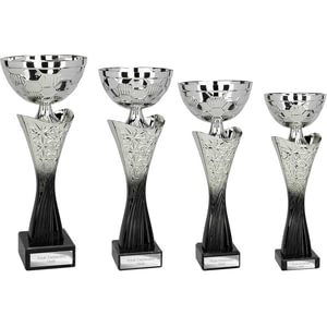 Spark Trophy Silver & Black