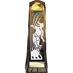 Shard Football Female Top Goal Scorer Gold & Carbon Black 230mm