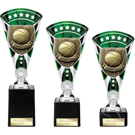 Cobra Star Cup Basketball Silver & Green