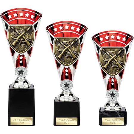 Cobra Star Cup Clay Pigeon Shooting Silver & Red