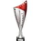 Nebula Trophy Silver & Red