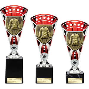 Cobra Star Cup Martial Arts Gee Silver & Red