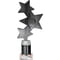 Trinity Star Multisport Tube Trophy Black & Silver