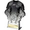 Invincible Rugby Shirt Heavyweight Award Black & Gunmetal