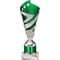 Hurricane Multisport Plastic Tube Cup Silver & Green