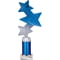 Trinity Star Multisport Tube Trophy Blue & Silver