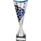 Vivid Trophy Silver & Blue