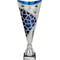 Vivid Trophy Silver & Blue