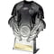 Invincible Football Heavyweight Shirt Carbon Black to Gunmetal