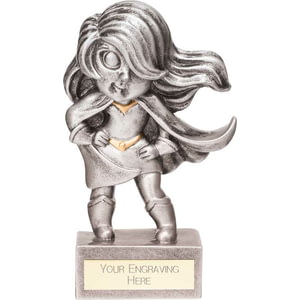 Superhero Female Award Antique silver 100mm