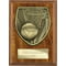 Cobra Plaque Netball Award Walnut