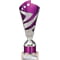 Hurricane Multisport Plastic Tube Cup Silver & Purple