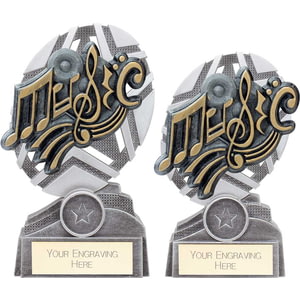 The Stars Music Plaque Award Silver & Gold