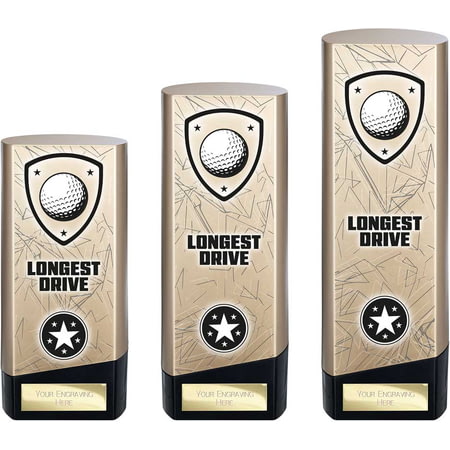 Prime Heavyweight Golf Longest Drive Gold & Black