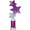 Trinity Star Multisport Tube Trophy Purple & Silver