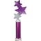 Trinity Star Multisport Tube Trophy Purple & Silver