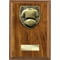 Cobra Plaque Football Shirt & Ball Award Walnut